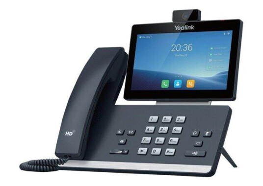 Yealink T58W - VoIP phone with caller ID - 10-party call capability - with CAM50 camera