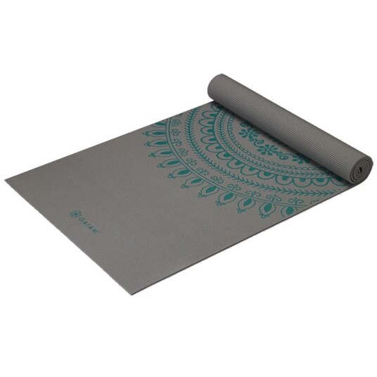 Gaiam Teal Marrakesh Yoga Mat 6mm Premium Longer/Wider Gaiam Teal Marrakesh Yoga Mat 6mm Premium Longer/Wider