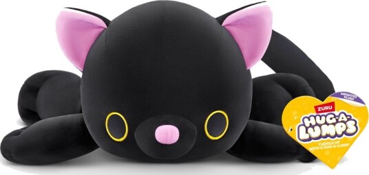 Hug-A-Lumps Medium Vektet Plysjbamse 1,5kg - Svart Katt Hug-A-Lumps Medium Vektet Plysjbamse 1,5kg - Svart Katt