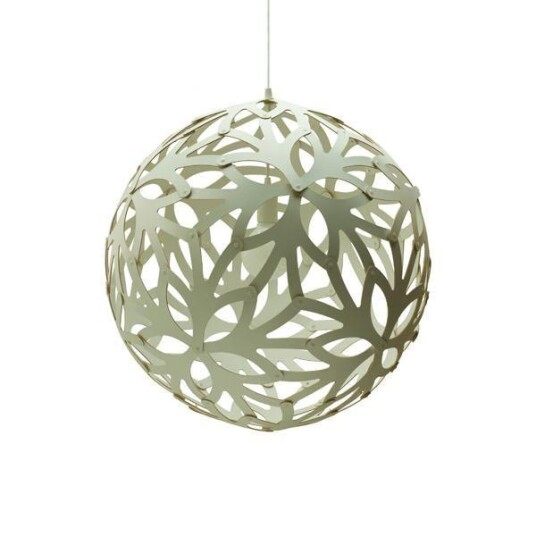 David Trubridge Floral Ø40 Hvit/Hvit Taklampe