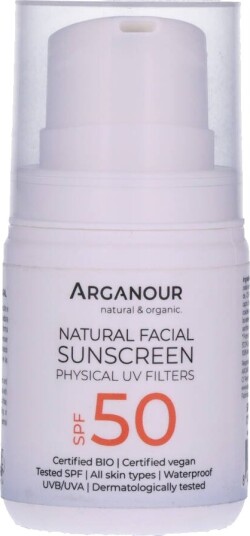 Arganour Natural & Organic Facial Sunscreen SPF 50 50 ml Arganour Natural & Organic Facial Sunscreen SPF 50 50 ml