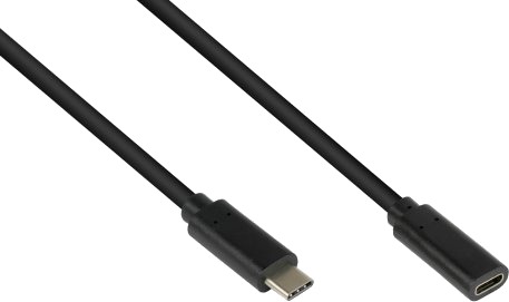 Alcasa 2831-Cv005s 0,5 M Usb C Usb C Usb 3.2 Gen 2 3.1 Gen 2 10 Gbit/Sek. Sort