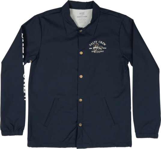 Salty Crew Men's Bass Man Snap Jacket S , Navy