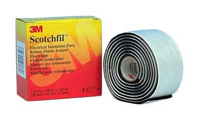 3M Scotchfil Gummitape 38mm x 1,52m til Isolasjon og Maskintilbehør 3M Scotchfil Gummitape 38mm x 1,52m til Isolasjon og Maskintilbehør