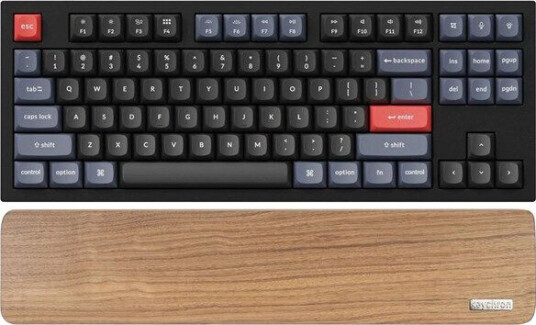 Keychron Q3 Ergonomisk Håndleddstøtte i Valnøtt - Brun