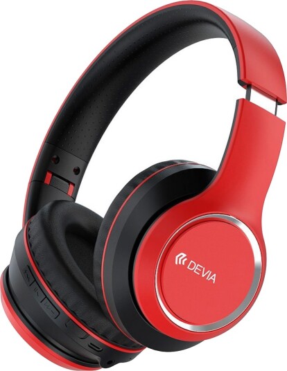 Devia Kintone Bluetooth Over-Ear Hodetelefoner Rød Devia Kintone Bluetooth Over-Ear Hodetelefoner Rød