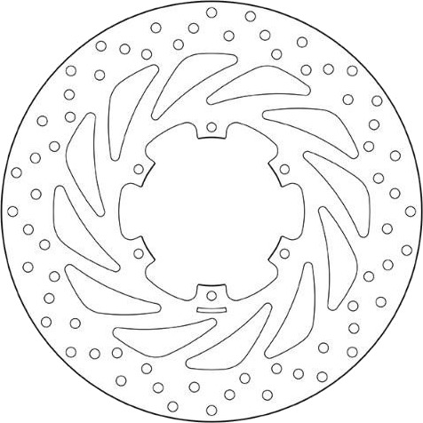 BREMBO 68B407G5 Bremseskive