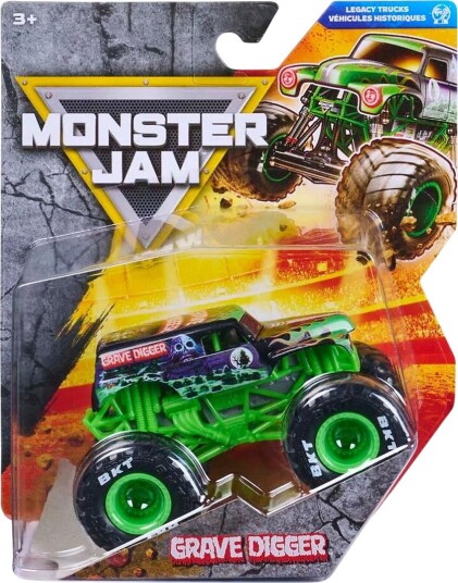 Monster Jam Monster Jam 1:64 Grave Digger Green ONE SIZE Monster Jam Monster Jam 1:64 Grave Digger Green ONE SIZE