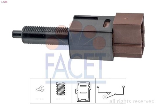 Bremselysbryter FACET 7.1265 Bremselysbryter FACET 7.1265