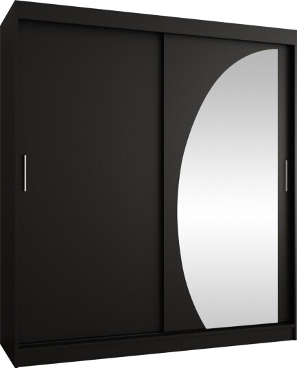 Amira Garderobeskap Med Speil 180x200 cm - Beige