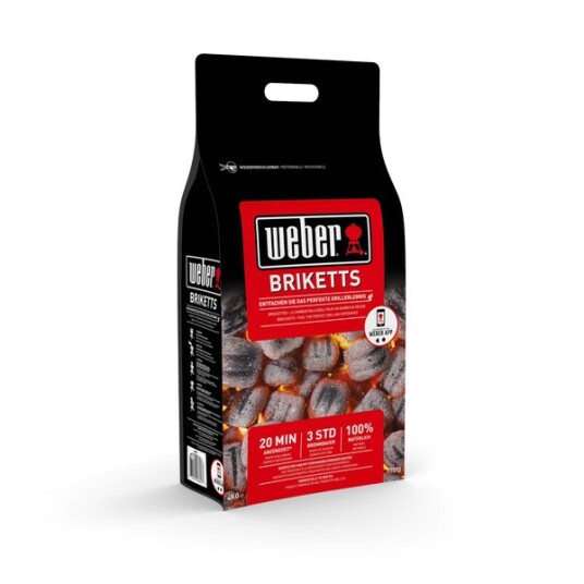 Weber Briketter 4 kg fsc Weber Briketter 4 kg fsc