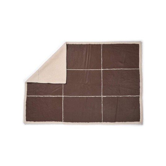 Natures Collection Addison pledd Double Face New Zealand Brun / Beige 240x260 cm