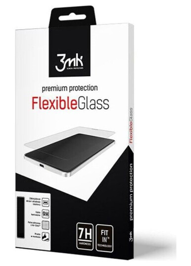 3Mk Flexibleglass for Apple iPad 7 10,2" - Bruddsikkert Hybridglass med Antimikrobielt Belegg