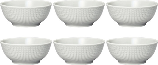 Rörstrand Swedish Grace skål liten 6 pk Tåke grå Rörstrand Swedish Grace skål liten 6 pk Tåke grå