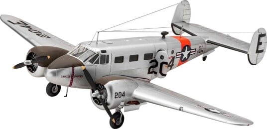Revell 63811 Beechcraft Model 18 Modellfly Byggesett 1:48