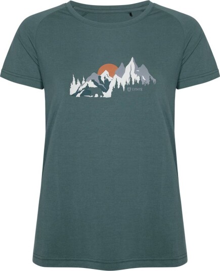 Urberg Women's Printed Tree Tee Silver Pine S Urberg Women's Printed Tree Tee Silver Pine S