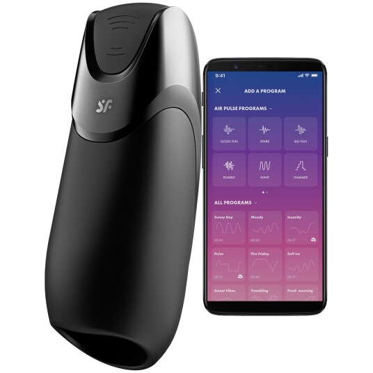 Satisfyer Men Vibration+ Masturbator Black