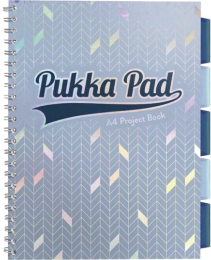Pukka Pad Glee A4 Rutete Notatbok 200K Lyseblå 3006 Gel