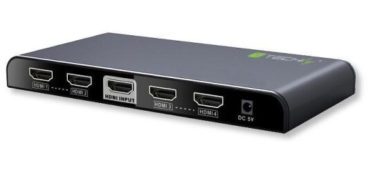 TECHLY HDMI 2.0 Splitter 4K, UHD, 3D, 4 Wege