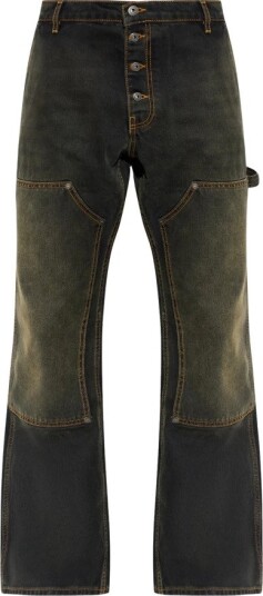 Off White Herre Jeans Svart W34,