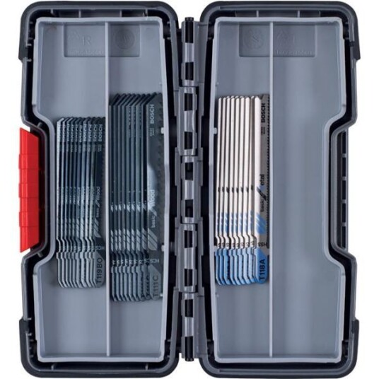 Bosch Stikksagbladsett for tre og metall - 30 deler, T-Skaft Bosch Stikksagbladsett for tre og metall - 30 deler, T-Skaft