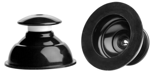 Master Series Plungers Extreme Nipple Suckers til brystvortene    - Svart