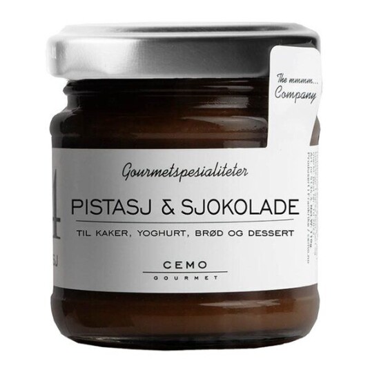 Cemo Pistasj & sjokoladekrem 105g Cemo Pistasj & sjokoladekrem 105g