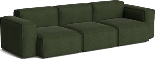 Mags Sofa 3 seters Kombinasjon 1 Turf Mørkegrønn