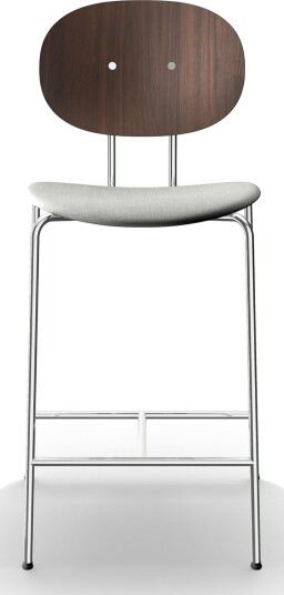Sibast Furniture Sibast Møbler Piet Hein Barkrakk Krom Valnøtt og Remix 123