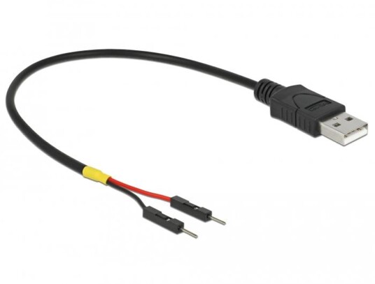 Delock USB/Strømkabel USB Til 2 Pin Header 0.2m Delock USB/Strømkabel USB Til 2 Pin Header 0.2m