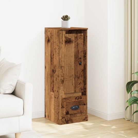  Highboard gammelt tre 36x35,5x103,5 cm konstruert tre 8721158443946