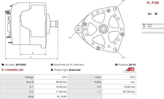 AS PL A01435S Dynamo