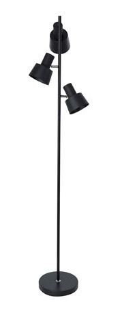 Split Gulvlampe Trippel Sort