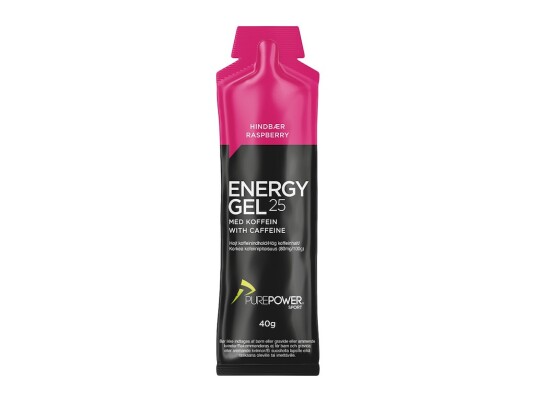 PurePower Energy Gel bringebær med 32 mg koffein 40 gram PurePower Energy Gel bringebær med 32 mg koffein 40 gram