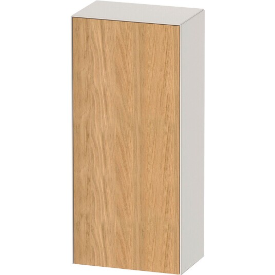 Duravit White Tulip Halvhøyskap 40x24x88 cm Eik/Nordisk Hvit Matt