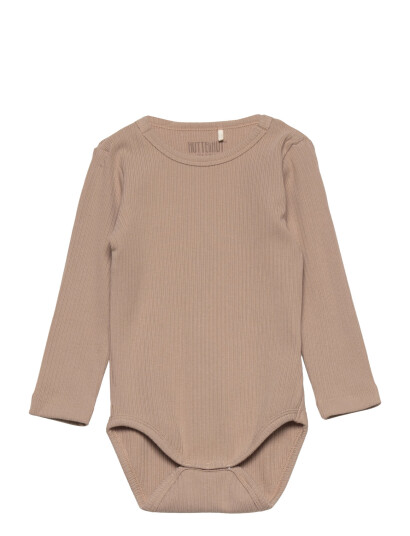 Huttelihut Body Ls Rib   Beige   74