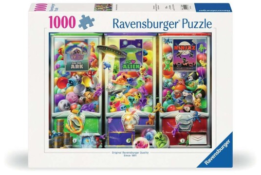 Ravensburger Puslespill 1000 Brikker Dyr Aliens & Ninjas Ravensburger Puslespill 1000 Brikker Dyr Aliens & Ninjas