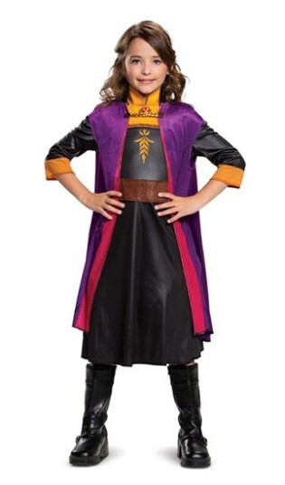 Jakks Disguise - Classic Costume - Anna Traveling Dress (128 cm)
