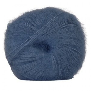 Hjertegarn Silk Kid Mohairgarn 1071 Støvet Blå
