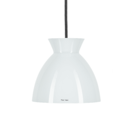 Piet Hein Bikube 180P Taklampe Opal med Sort Ledning
