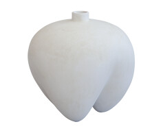 Sumo Vase Mini Bone White