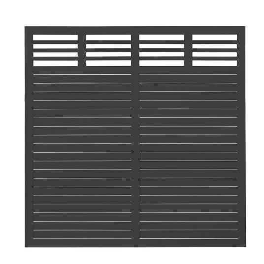 Gjerde PLUS Decora Grunnmalt Svart 180×180 cm Gjerde PLUS Decora Grunnmalt Svart 180×180 cm