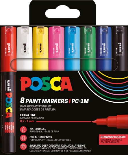 Posca Posca PC-1M Set of 8 Posca Posca PC-1M Set of 8