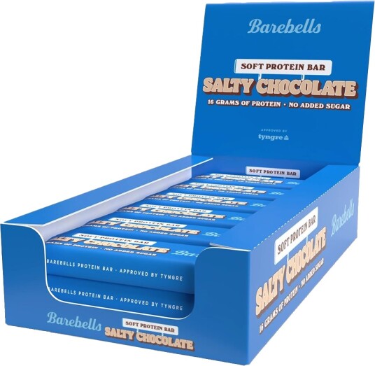 Barebells Protein Bar Salty Chocolate 55g x 12st Barebells Protein Bar Salty Chocolate 55g x 12st