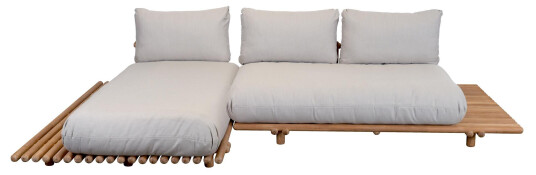 Cane line Sticks divan sofa Teak/sand 2 2 seters moduler Beige