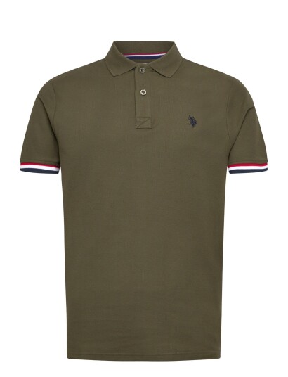 U.S. Polo Assn. Meo Reg Pi Uspa M Polo   Khaki green   L