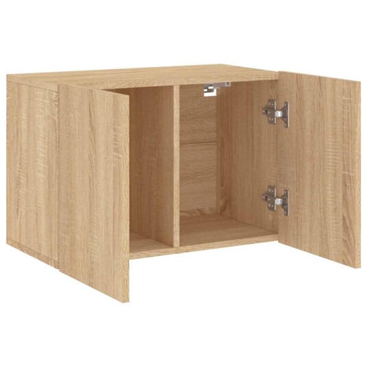 vidaXL Veggmontert TV-benk sonoma eik 60x30x41 cm 8721012255265