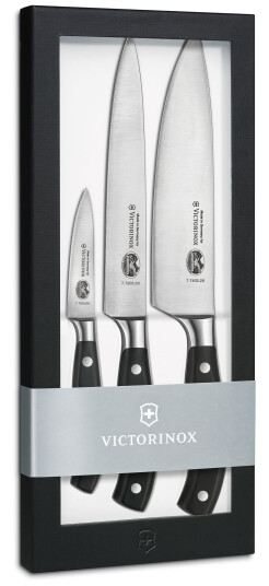 Victorinox Grand Mâitre Knivsett 3 Kniver Svart