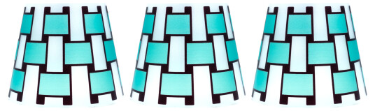 Fatboy Mini Cappie Lampshade Basket Weave Sky