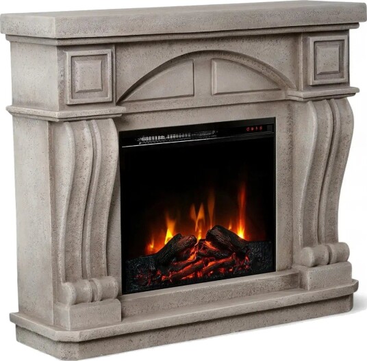 Scandiflames Electric Logi - Elektrisk Peis I Polystone